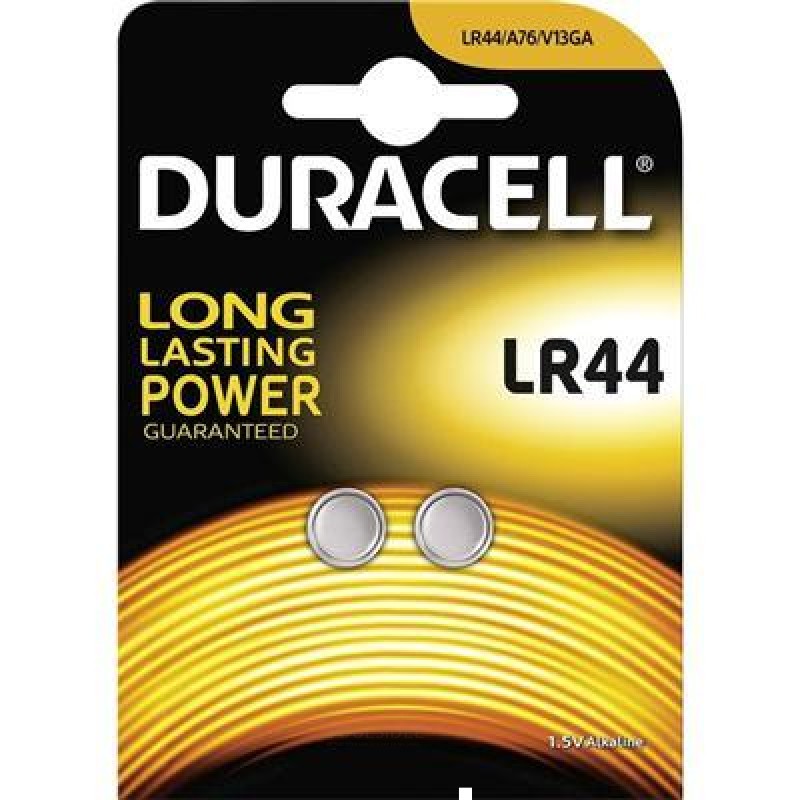 Duracell Knopfzellenbatterien LR44 2St.