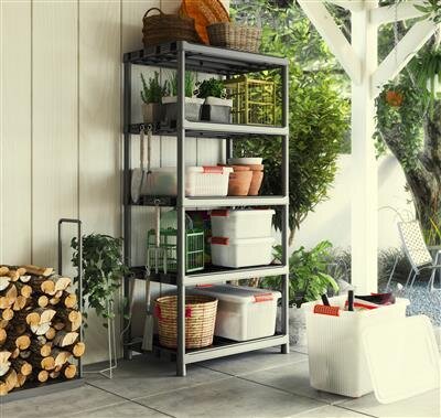 Keter Kunstst. Rack XL Plus mit 5 Regalen