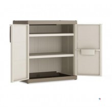 Keter Low Storage Cabinet, Excellence XL, plastic