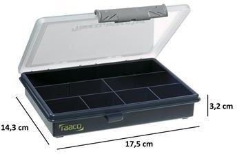 Raaco Assortment box Assorter, 7 fixed compartments Raaco Assortment box Assorter, 7 fixed compartments