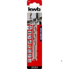 KWB HSS Broca helicoidal Silver Star 9,0 mm KWB HSS Broca helicoidal Silver Star 9,0 mm
