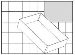 Raaco Inset box 80 BA6-1, loose