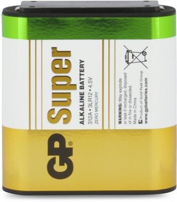 GP 312A battery Alkaline Super 4.5V 1st
