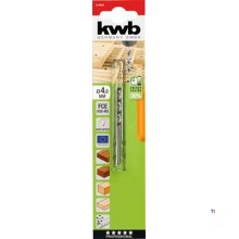 KWB Hss bor i hårdttræ 4mm