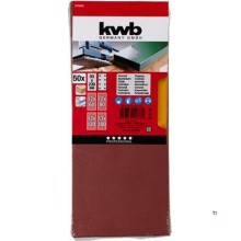 KWB 50 Sanding strips Kor, 93 Sort,