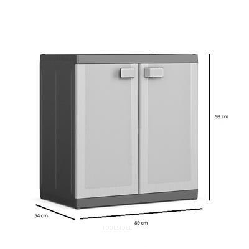 Keter Low Storage Cabinet Logico XL, plastic