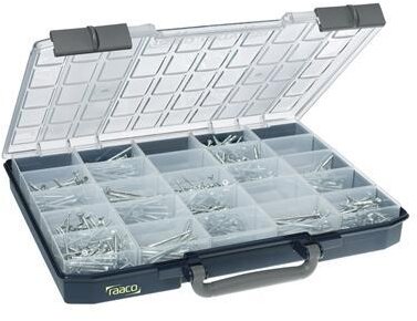 Raaco Assortment box CarryLite 55 5x10 25 trays