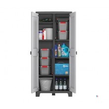 Keter High Storage Cabinet, Titan, folding shelves