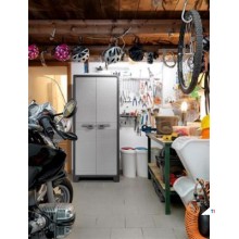 Keter High Storage Cabinet, Titan, folding shelves