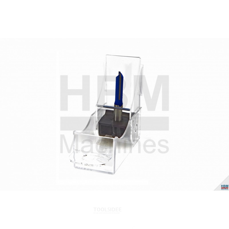 Fresa professionale HBM per scanalature hm 8 x 25 mm. modello dritto