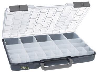 Raaco Sortiment Box CarryLite 55 5x10 25 Tabletts Raaco Sortiment Box CarryLite 55 5x10 25 Tabletts