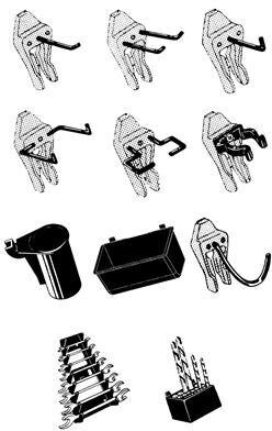 Raaco Set of 53 different clips