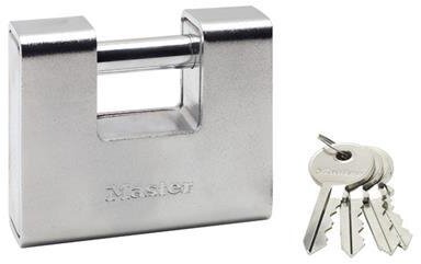 MasterLock Vorhängeschloss, 90 mm, gehärteter Stahlstift