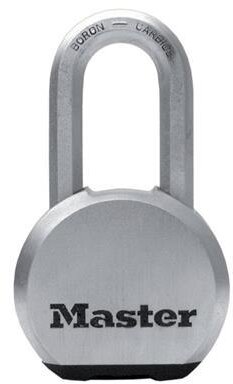 MasterLock Vorhängeschloss, 64 mm, O10 mm, massiver Stahl MasterLock Vorhängeschloss, 64 mm, O10 mm, massiver Stahl