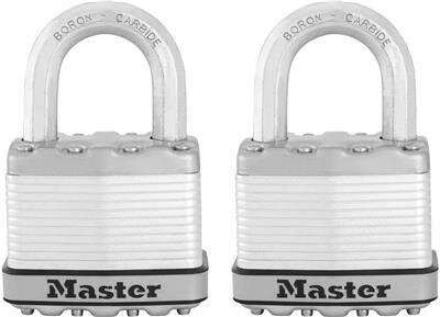 MasterLock 2 hængelåse, Excell, 50mm, O9mm