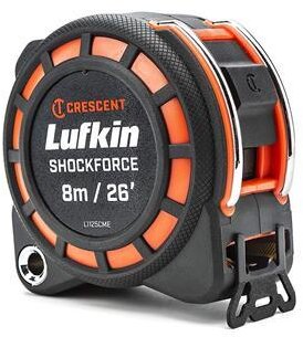 Lufkin Tape Measure Shockforce Nighteye 30mmx8m cminch Lufkin Tape Measure Shockforce Nighteye 30mmx8m cminch