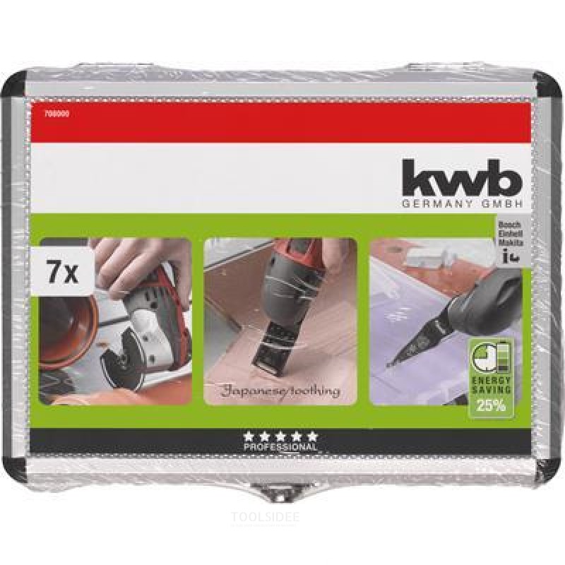 KWB Multi-Tool Sæt 7 stk., Akku-Top