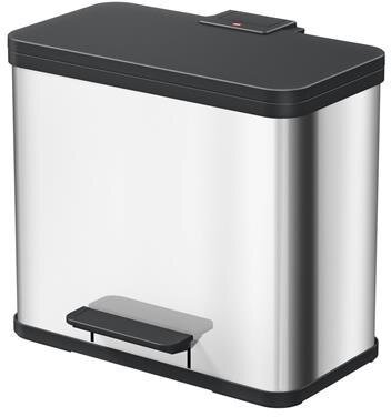 Hailo Mülleimer Oko Duo Plus L Edelstahl 17 + 9 Hailo Mülleimer Oko Duo Plus L Edelstahl 17 + 9