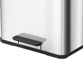 Hailo Mülleimer Oko Duo Plus L Edelstahl 17 + 9 Hailo Mülleimer Oko Duo Plus L Edelstahl 17 + 9