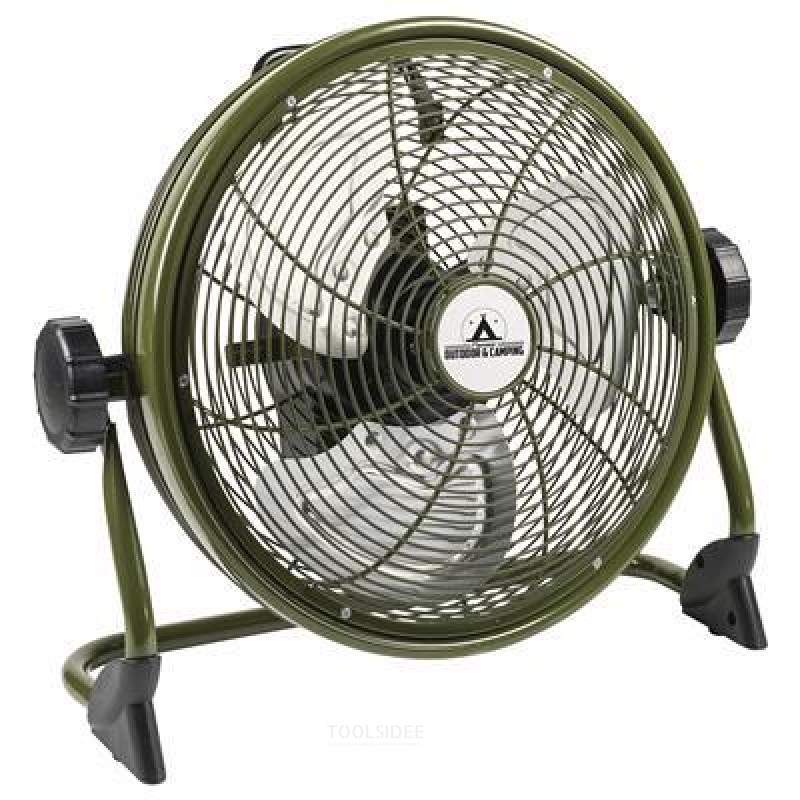 Bestron Floor fan, rechargeable, O35cm, green