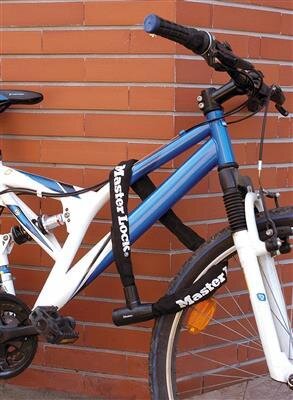 MasterLock Kædelås, stål med låg, 90cm, O8mm