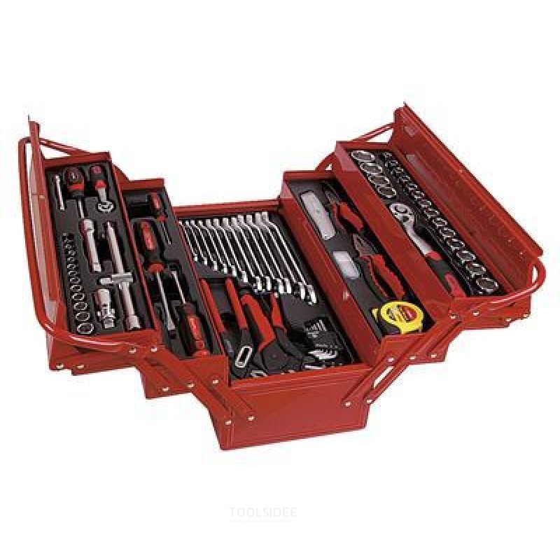 AmPro Cantilever Tool box filled, 76-piece