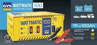 GYS Battery charger Wattmatic 100 6V / 12V, Automatic