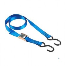MasterLock 4 Lashing straps with S-hook, 0.5m, blue