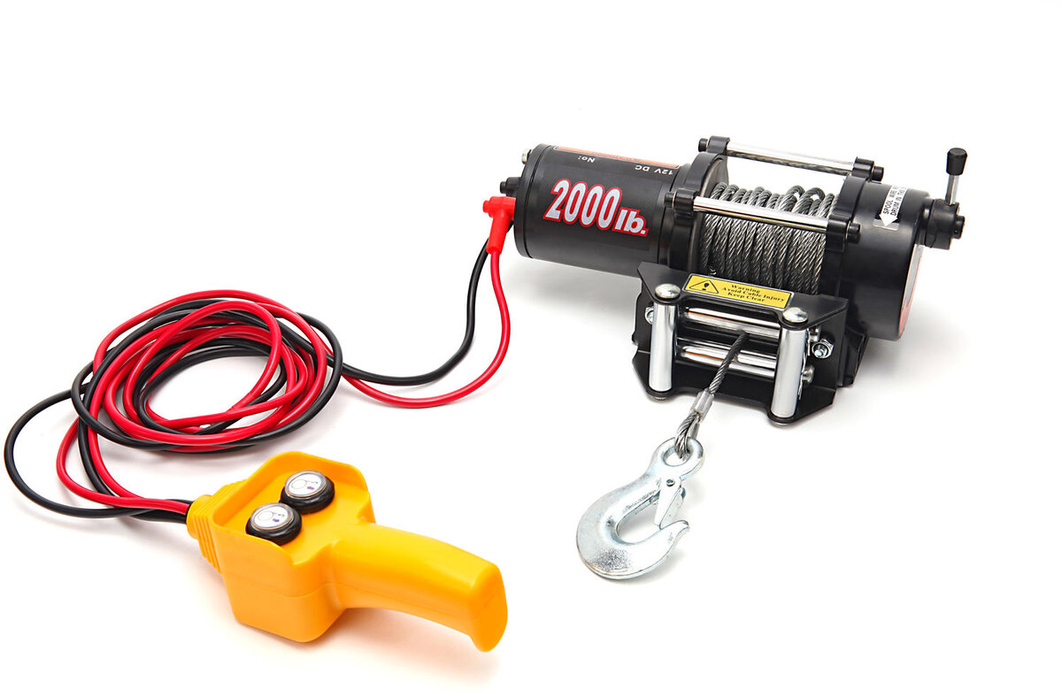 HBM 900 kg. 12 Volt støtfanger vinsj bil vinsj