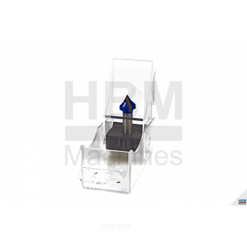 Fresa professionale HBM per scanalature a V da 16 mm. - Angolo di 90 gradi.
