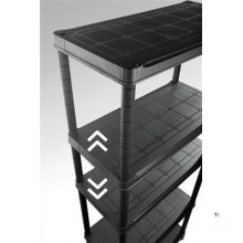 Keter Rack, Tribac, 5 Regale, 90 cm, schwarz