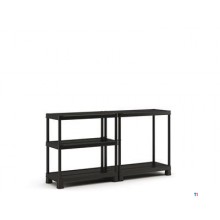 Keter Rack, Tribac, 5 Regale, 90 cm, schwarz
