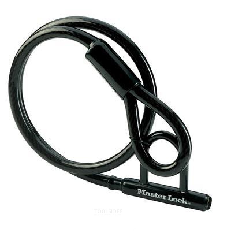MasterLock-Kabel mit Bügelschloss, 1,5 m, O20 mm, schwarz