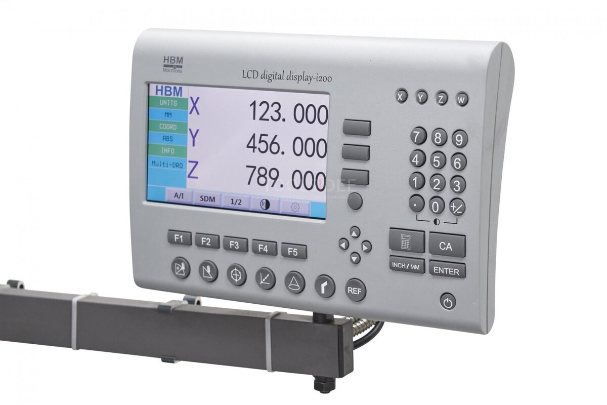 HBM BF 60 Profesjonell fresemaskin med 3 akse LCD Digital avlesningssystem HBM BF 60 Profesjonell fresemaskin med 3 akse LCD Digital avlesningssystem