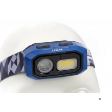 HBM Professionele Oplaadbare Hoofdlamp 480 Lumen, 3 Functies, Van 10 tot 100 % Dimbaar Met Bewegings