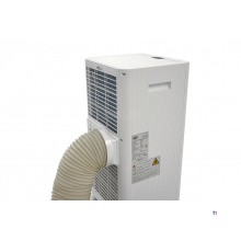 HBM kompakt mobil luftkonditionering 9.000 BTU/h, flyttbar, timer, fjärrkontroll, energiklass A, 30 m²