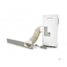 HBM kompakt mobil luftkonditionering 9.000 BTU/h, flyttbar, timer, fjärrkontroll, energiklass A, 30 m²