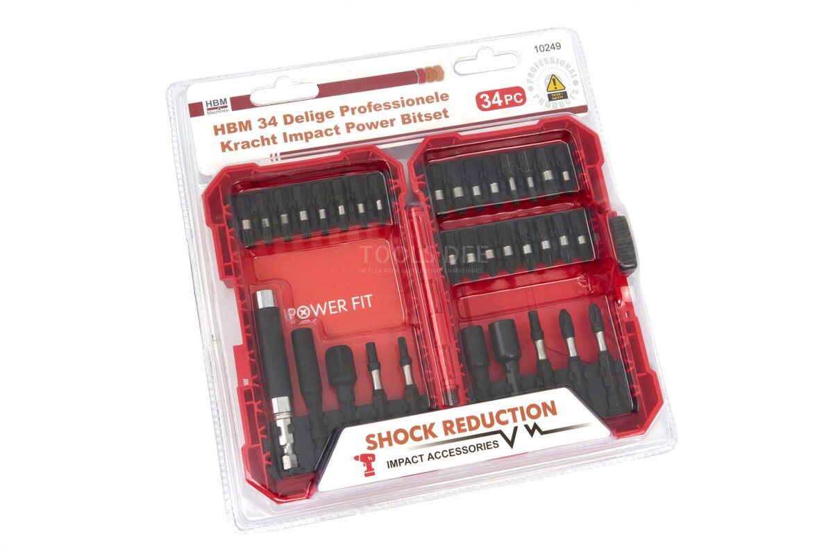 HBM 34 pezzi Professional Power Impact Power Bitset