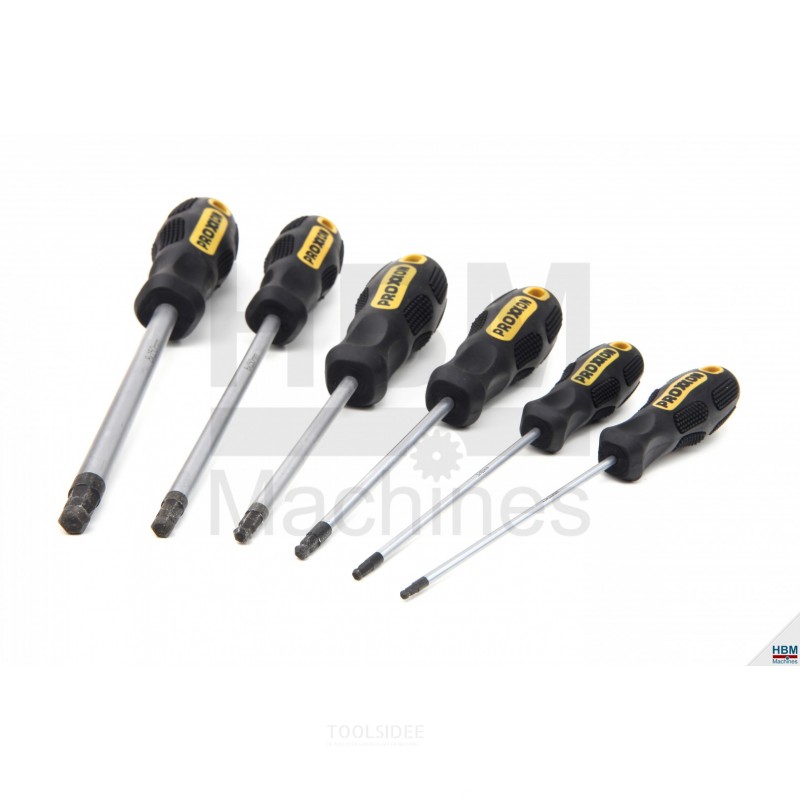 Proxxon flex dot screwdriver set 6-piece imbus