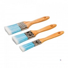 Silverline 3 Piece Synthetic Paint Brush Set