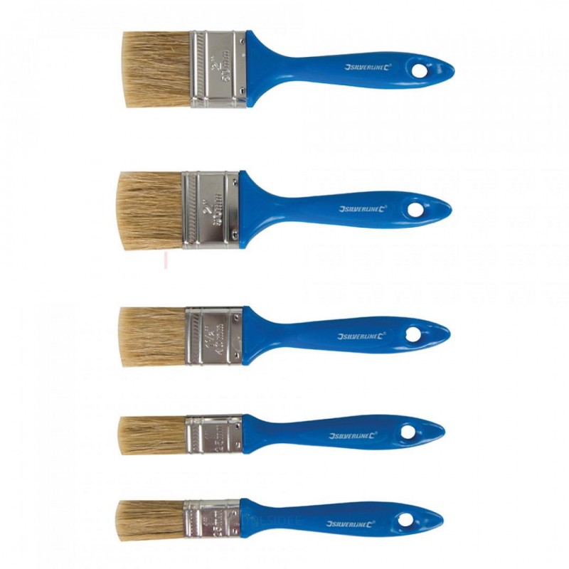 Silverline Laminating paint brushes set - 5-piece