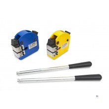 HBM 2-delt strekk- og knebøymaskiner med 63 mm ekstra dyp lossing