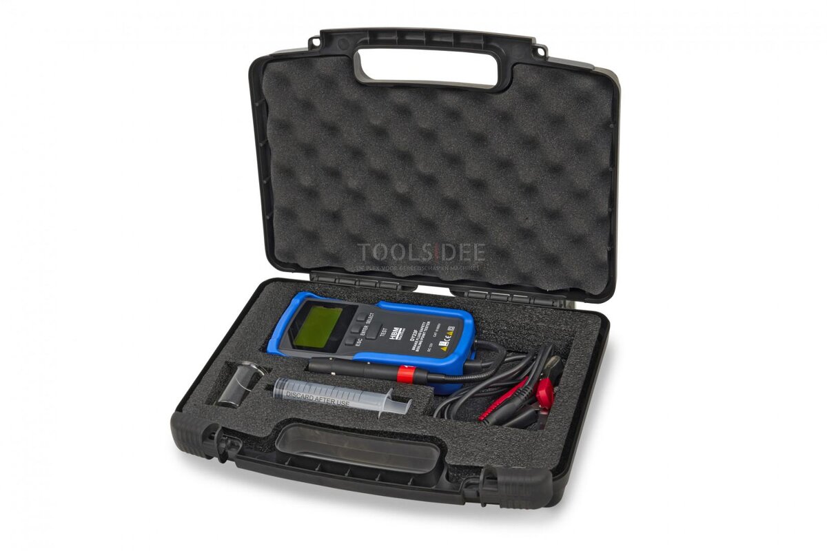 Digitales Bremsflüssigkeits- und Siedepunktmessgerät von HBM (für DOT 3, DOT 4, DOT 5, DOT 5.1 und Super DOT 4)