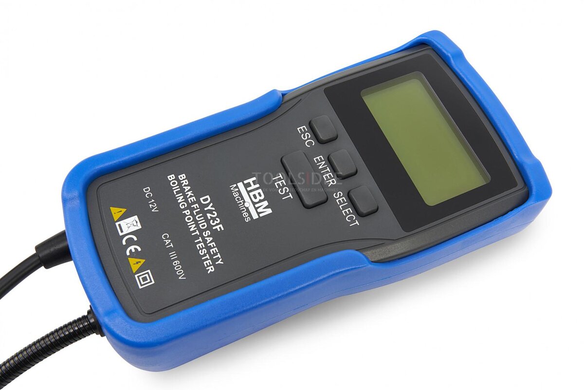 Digitales Bremsflüssigkeits- und Siedepunktmessgerät von HBM (für DOT 3, DOT 4, DOT 5, DOT 5.1 und Super DOT 4)