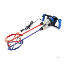 HBM Professional 1800 Watt Concrete and Paint Mixer with Double Whisk