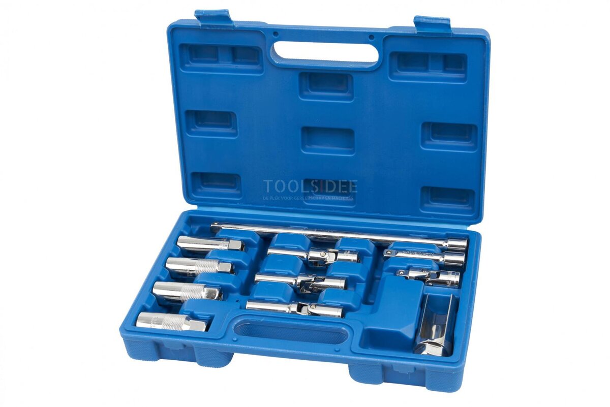 HBM 11-delt tennplugguttakssett med 3/8 opptak