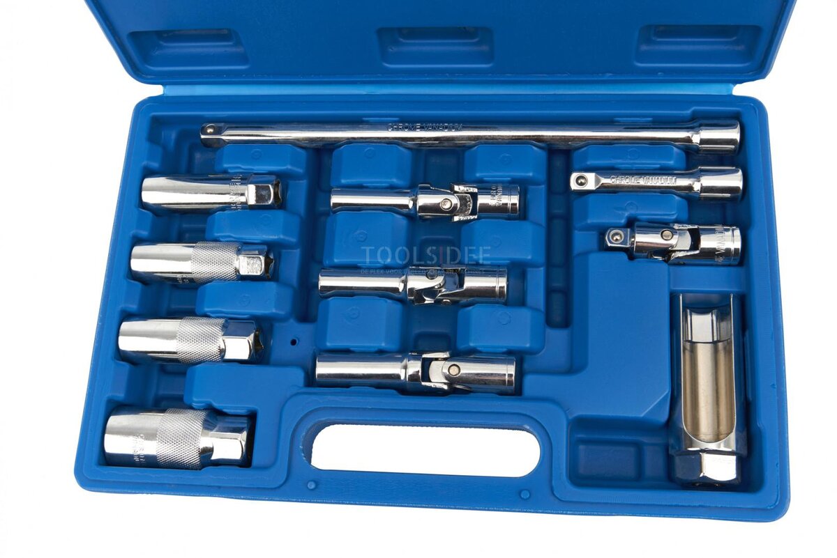 HBM 11-delt tennplugguttakssett med 3/8 opptak