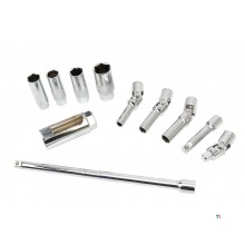 HBM 11-delt tennplugguttakssett med 3/8 opptak