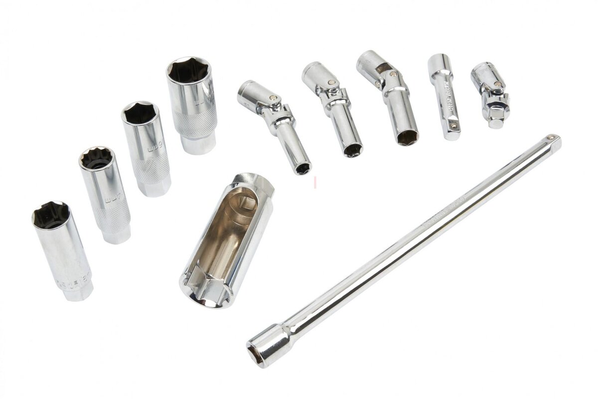 HBM 11-delt tennplugguttakssett med 3/8 opptak