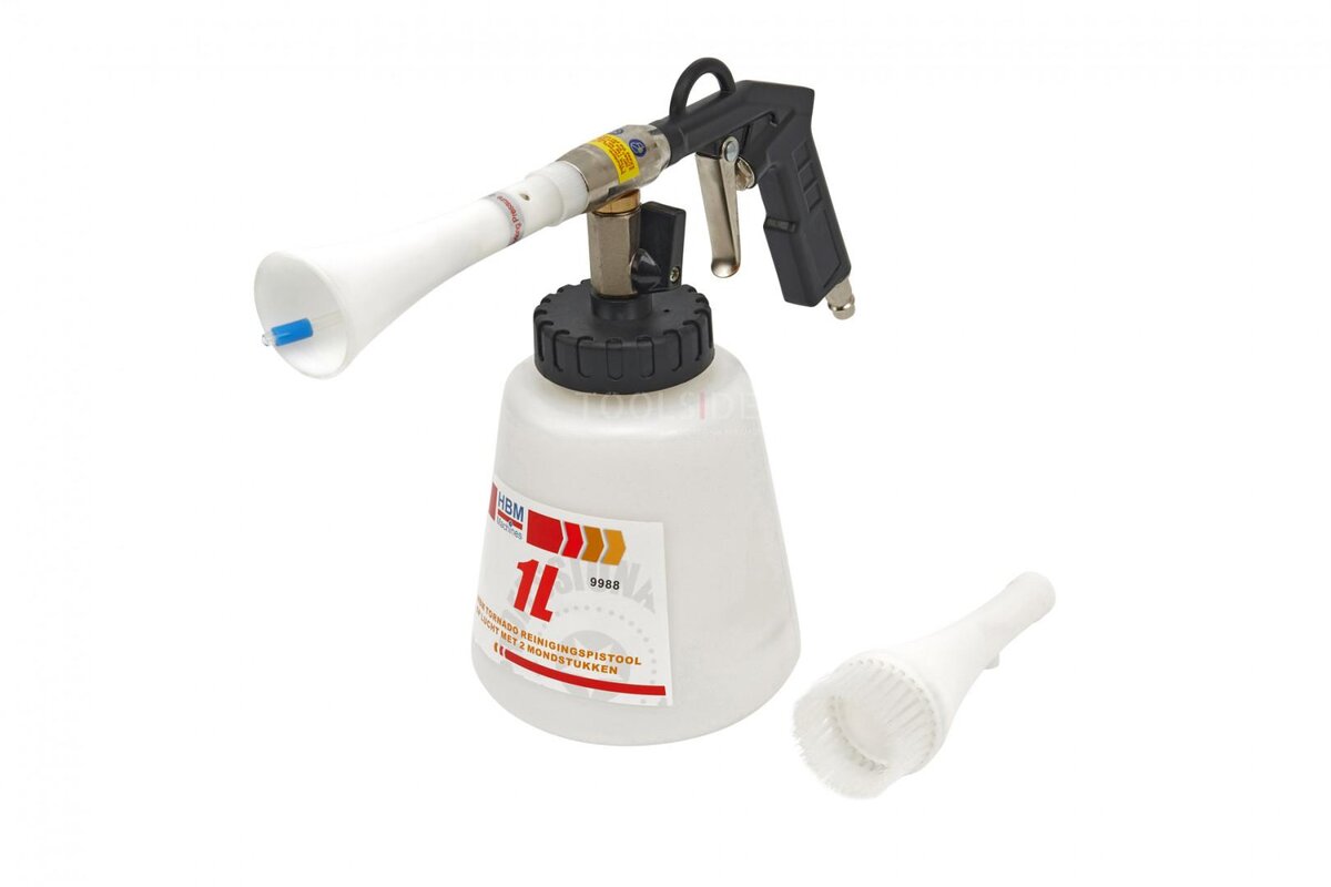 HBM Tornado Auto Reinigingspistool op lucht